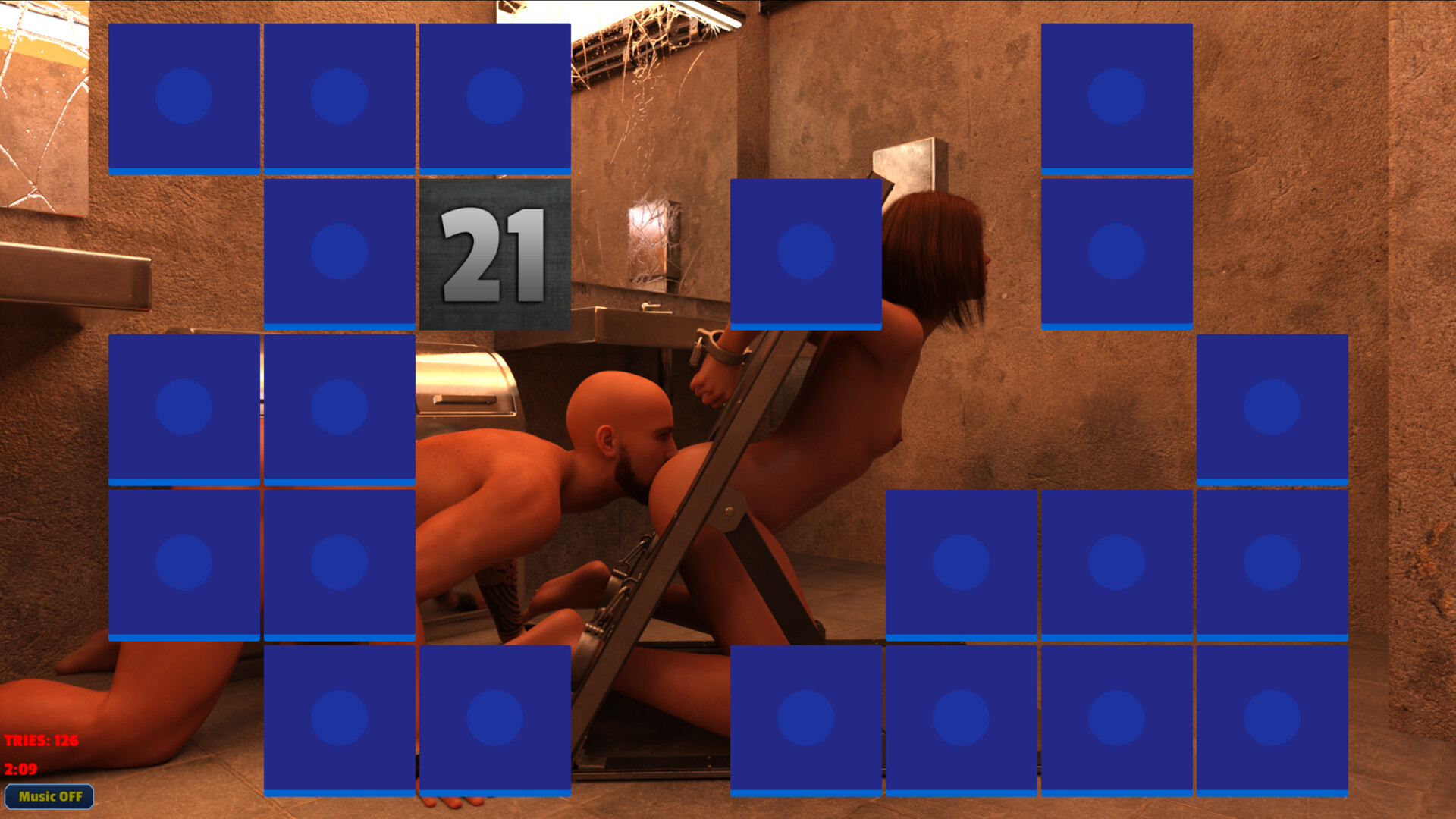 Sexy Memory Puzzle - BDSM Restroom screenshot 3