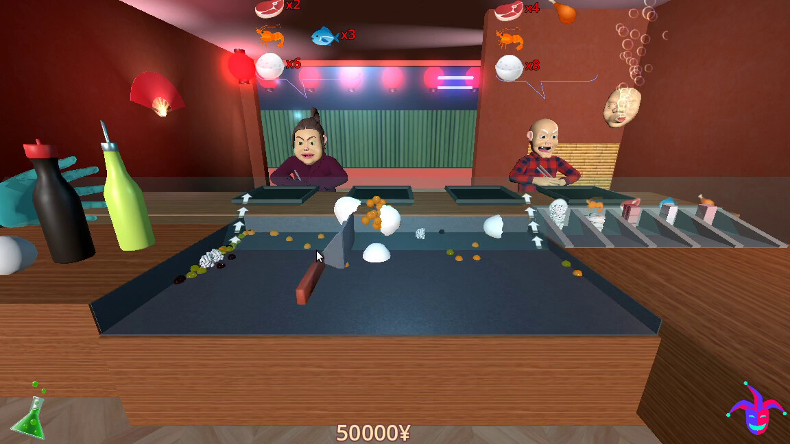 Wacky Teppanyaki - Cooking Chaos screenshot 1