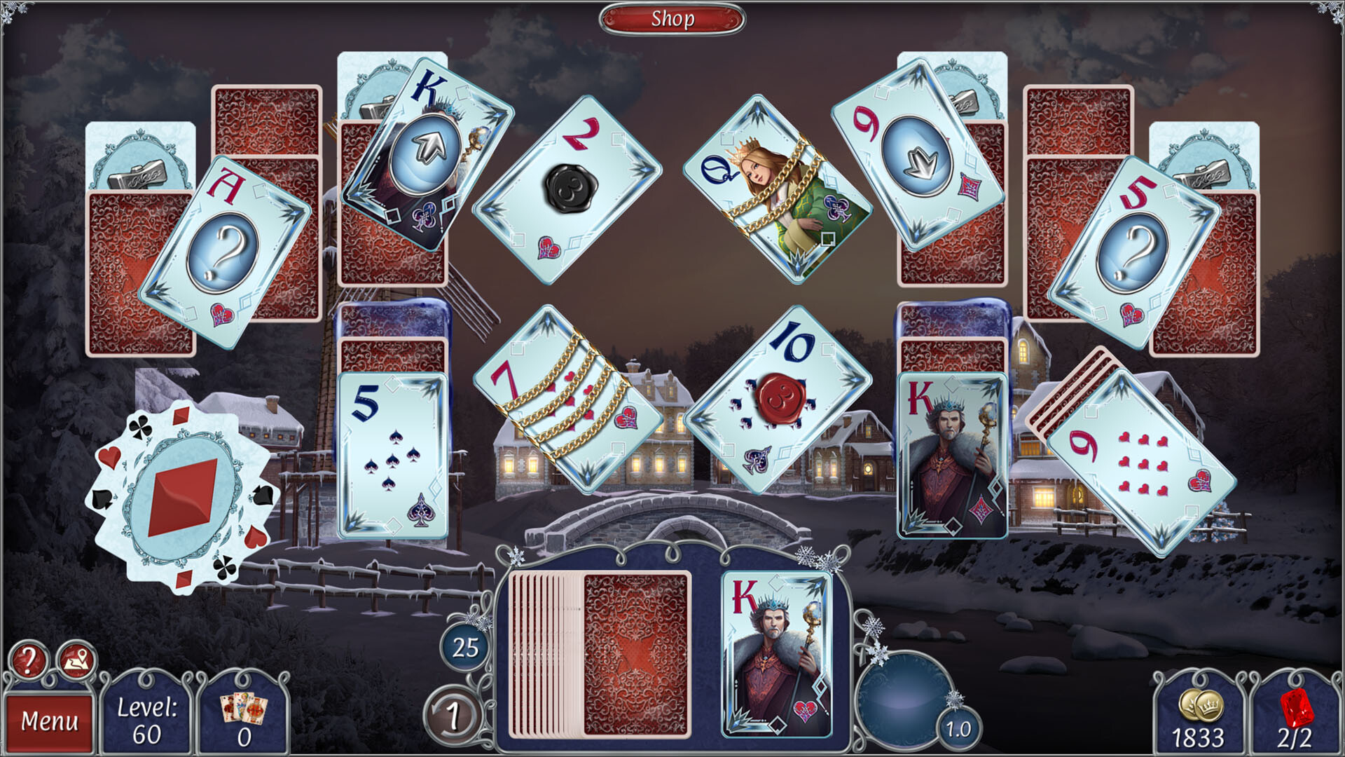 Jewel Match Solitaire Winterscapes 3 - Collector's Edition screenshot 9