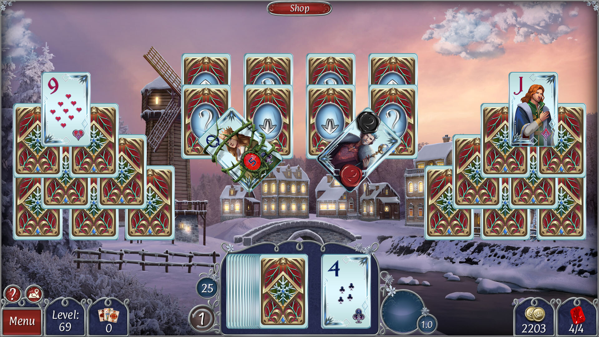 Jewel Match Solitaire Winterscapes 3 - Collector's Edition screenshot 10