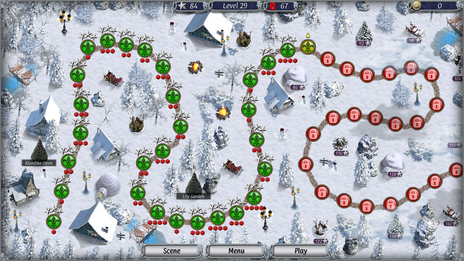 Jewel Match Solitaire Winterscapes 3 - Collector's Edition screenshot 7