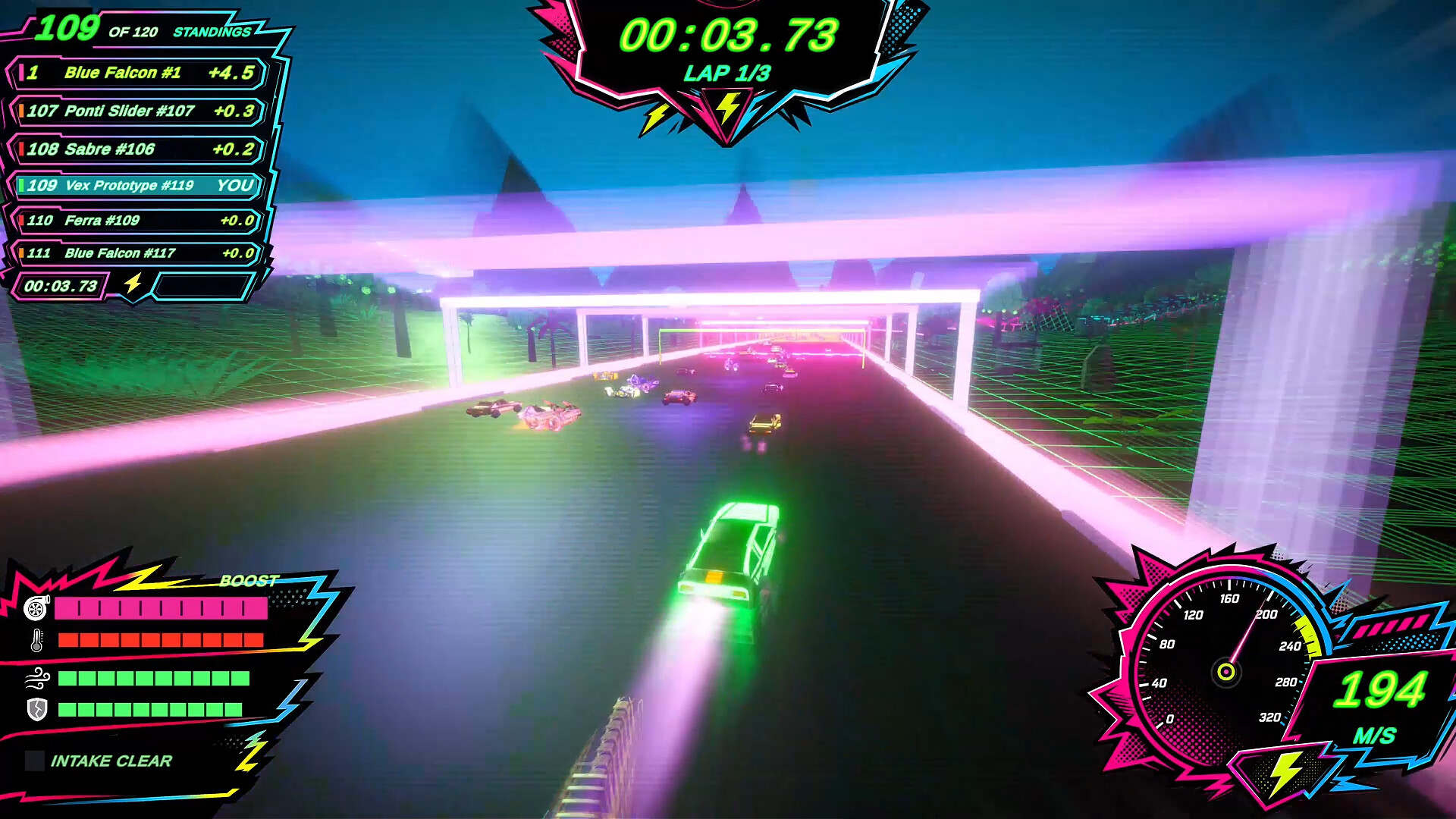 Neon Sliders screenshot 1