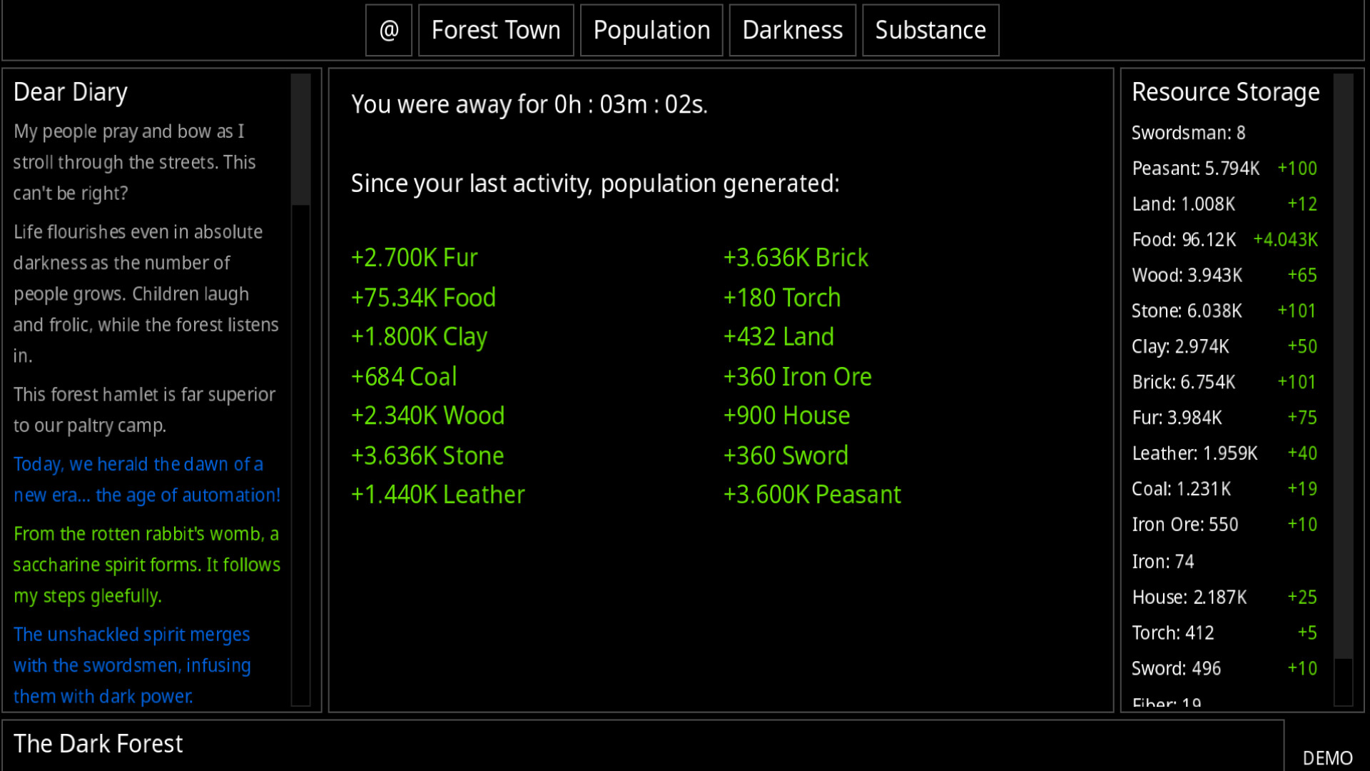 A Dark Forest screenshot 3