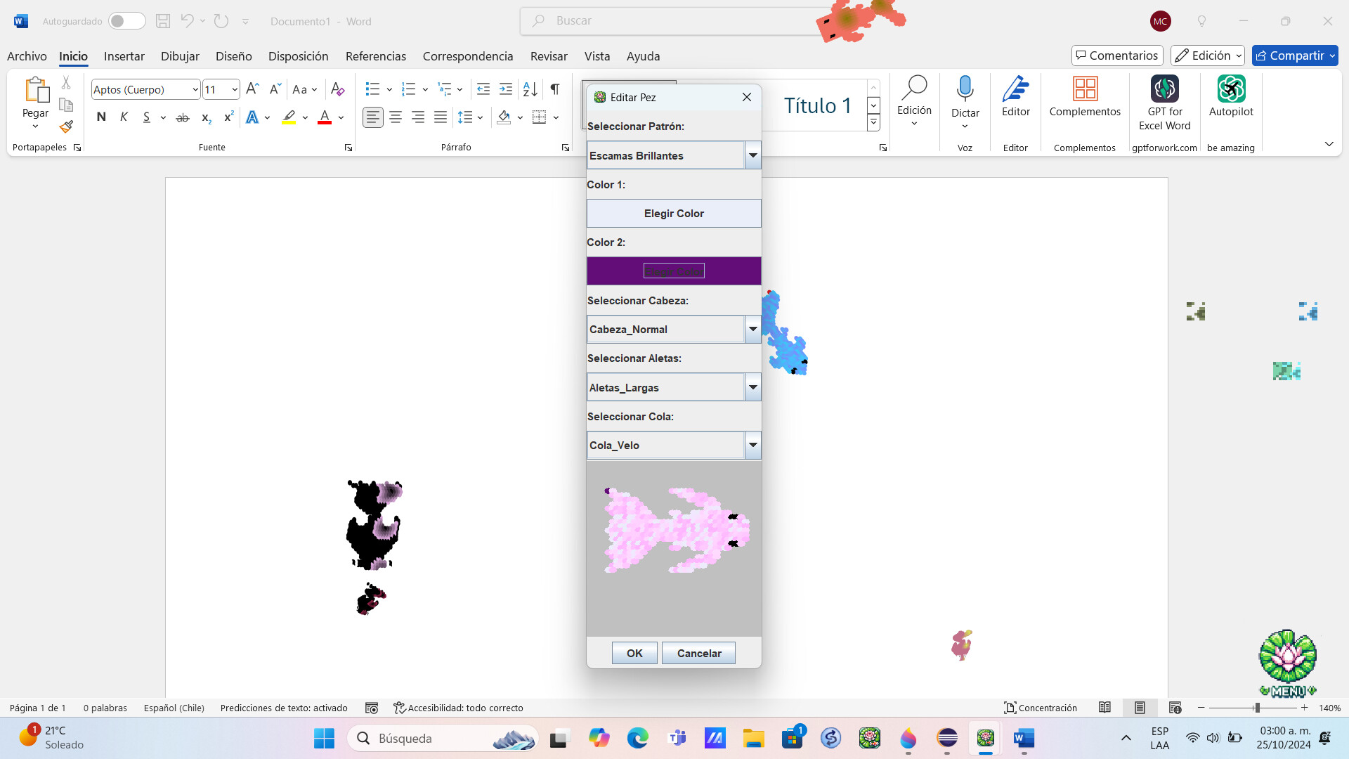 Acuaria Pet Desktop screenshot 2