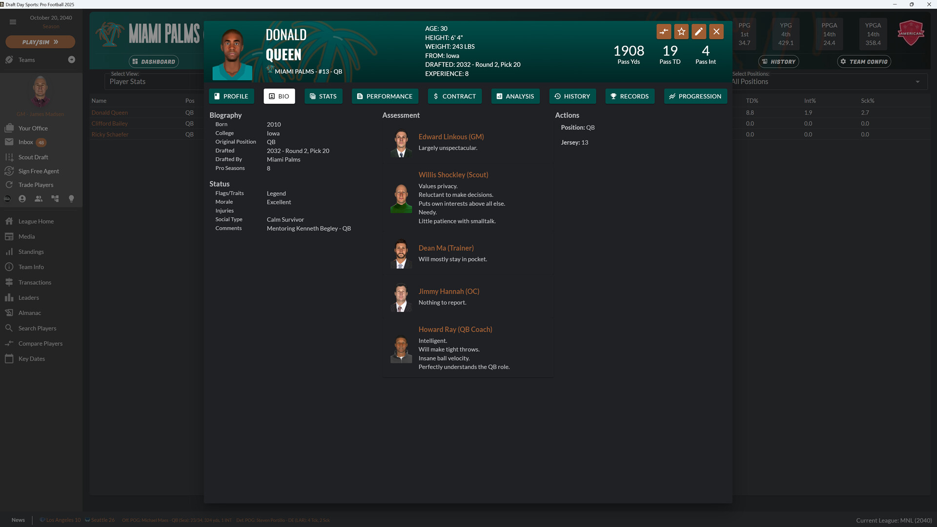 Draft Day Sports: Pro Football 2025 screenshot 7