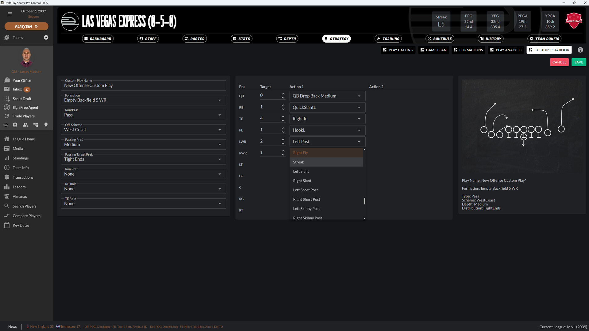 Draft Day Sports: Pro Football 2025 screenshot 2