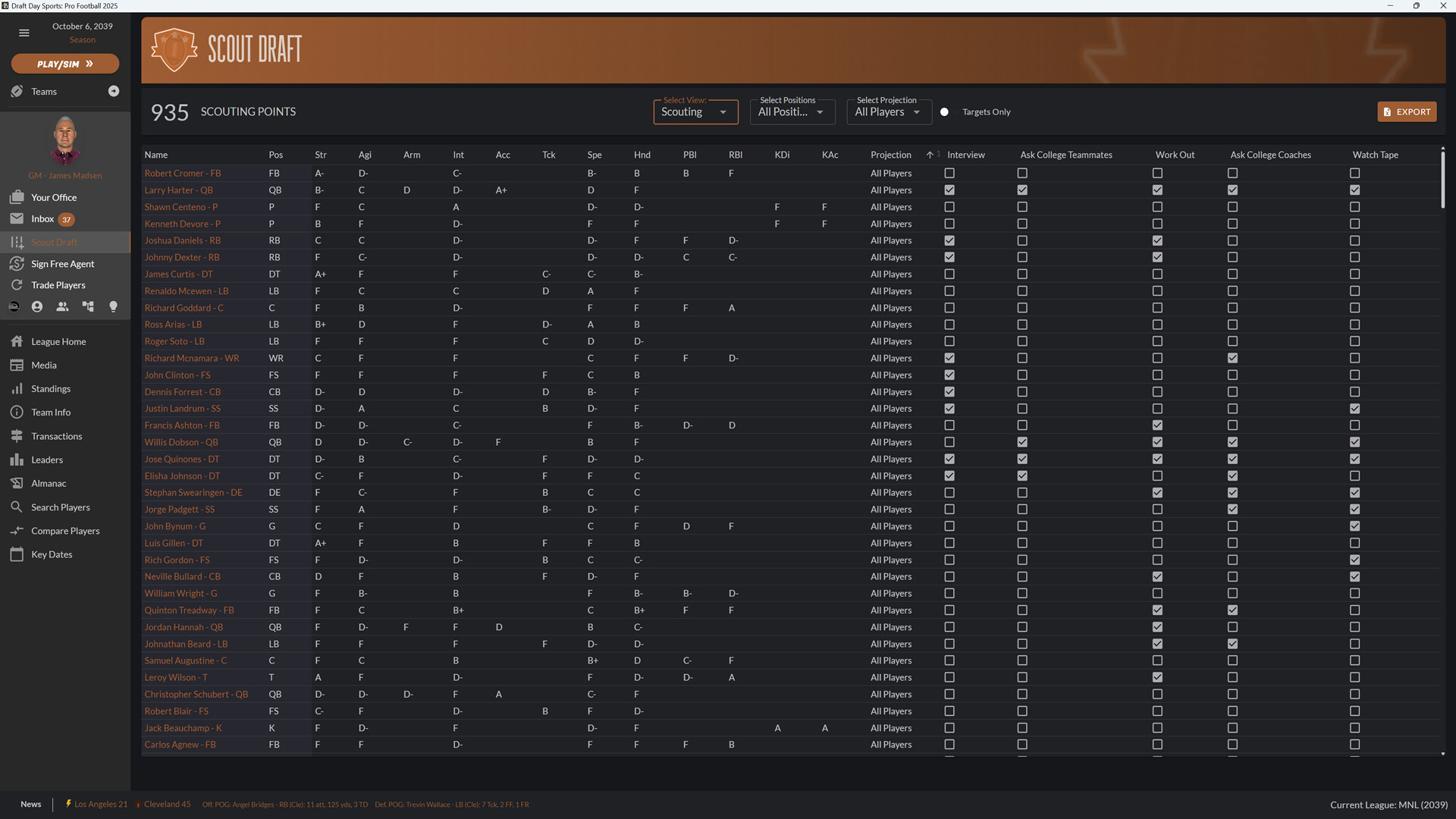 Draft Day Sports: Pro Football 2025 screenshot 6
