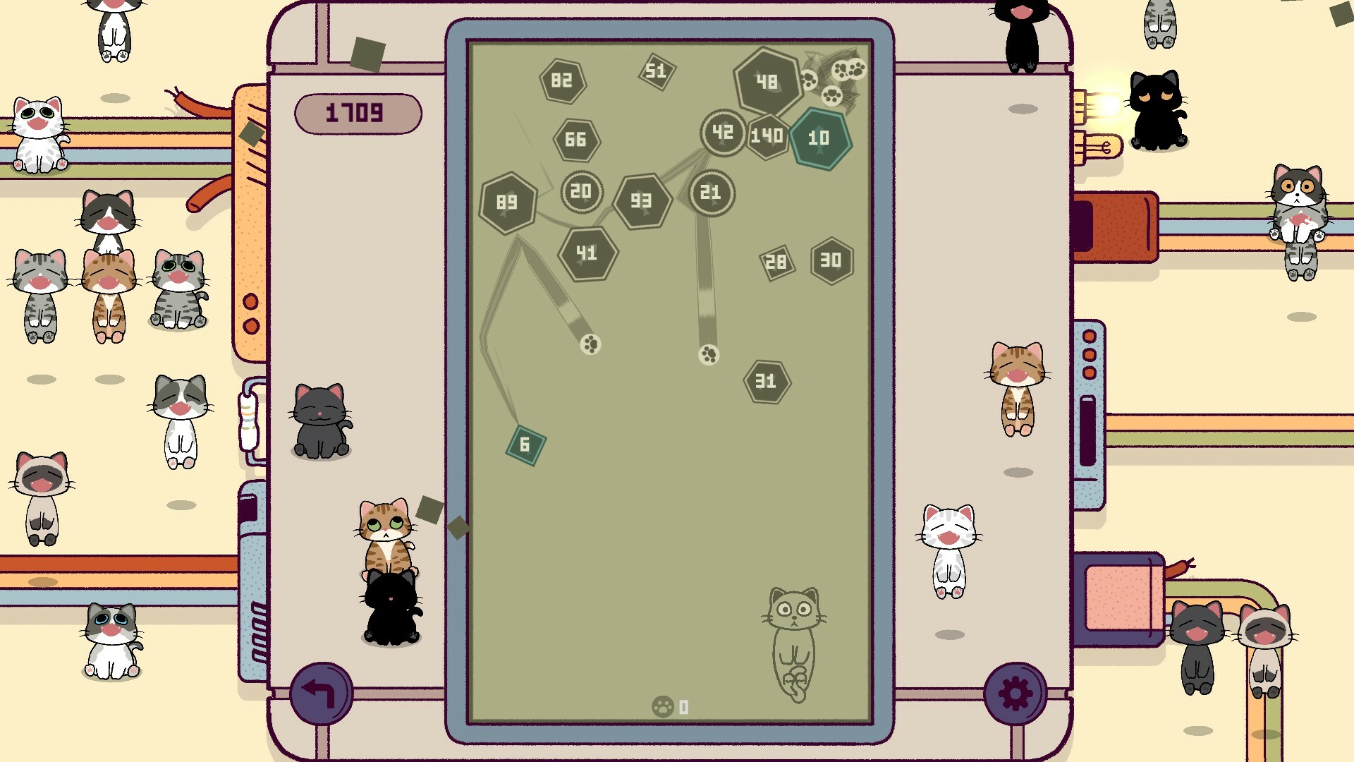 Cats Bounce Ball screenshot 7