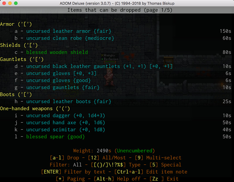 ADOM (Ancient Domains Of Mystery) screenshot 19
