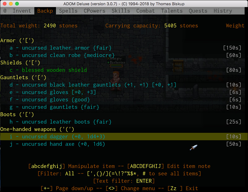 ADOM (Ancient Domains Of Mystery) screenshot 18