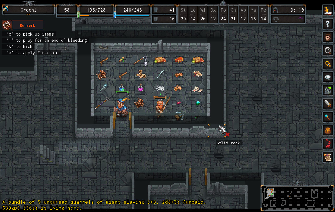 ADOM (Ancient Domains Of Mystery) screenshot 9