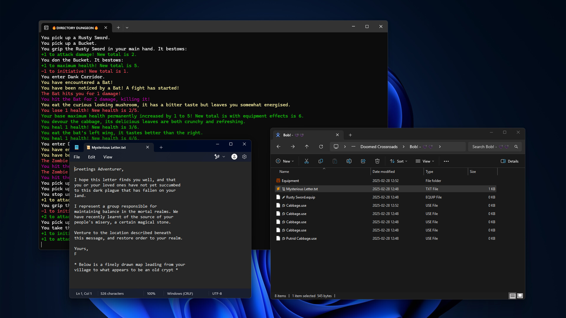 Directory Dungeon - File Explorer Dungeon Crawler screenshot 2