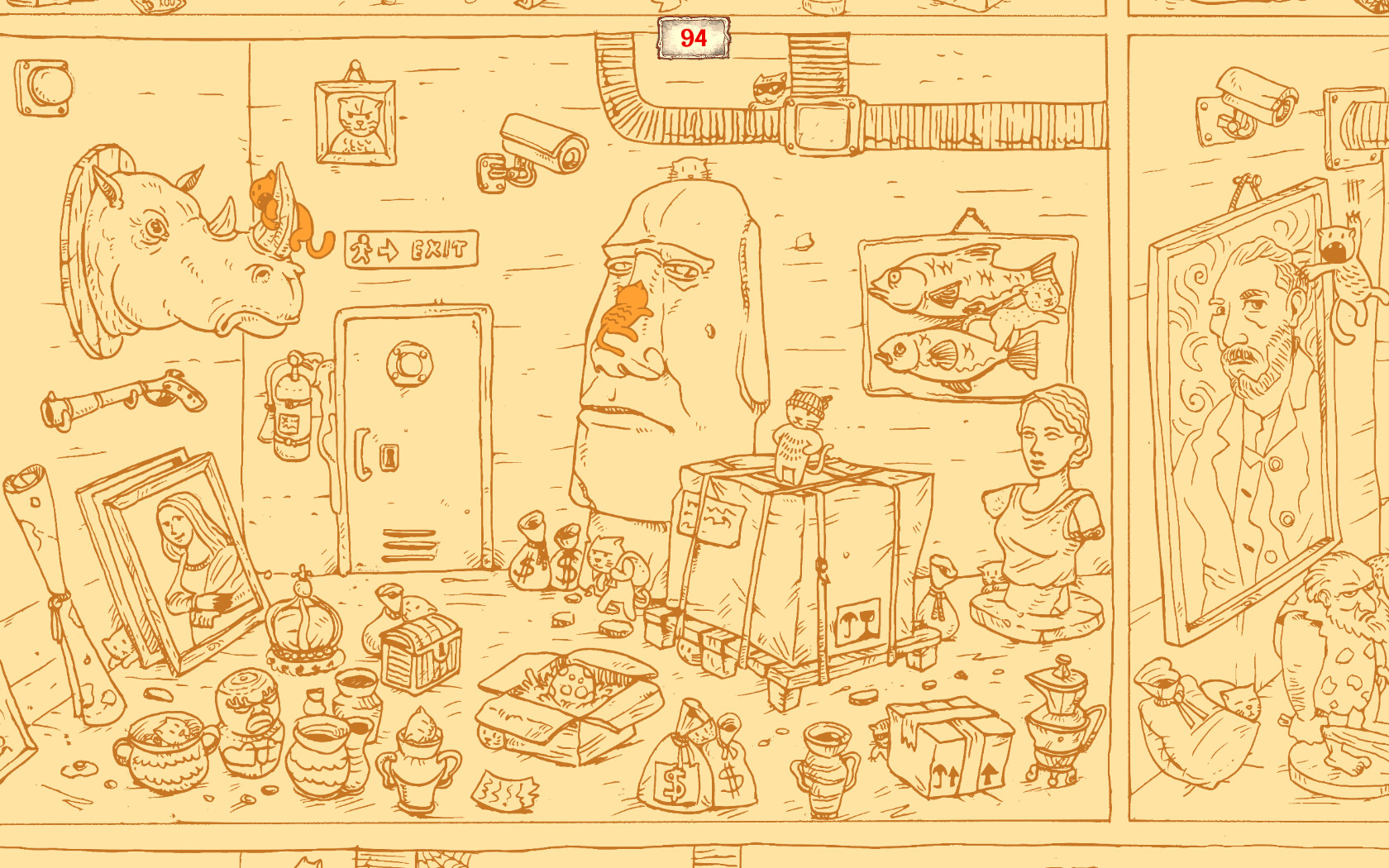 100 Find Kitties: Thief screenshot 3