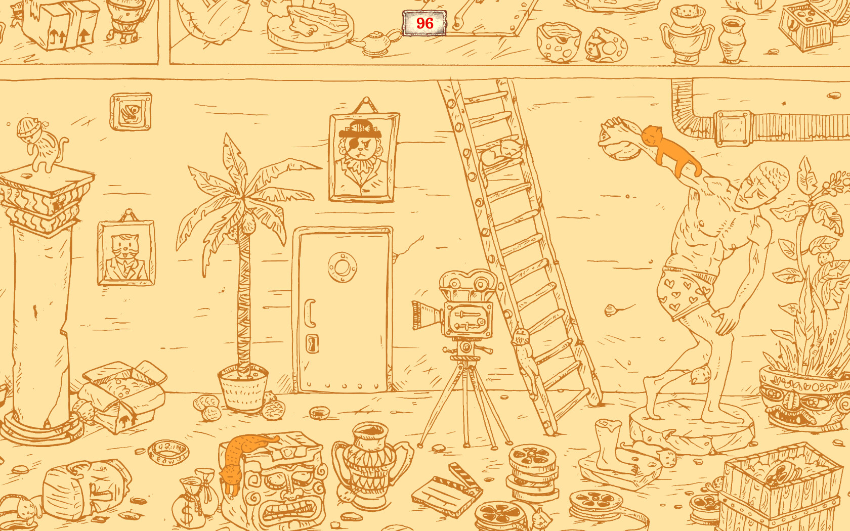 100 Find Kitties: Thief screenshot 1