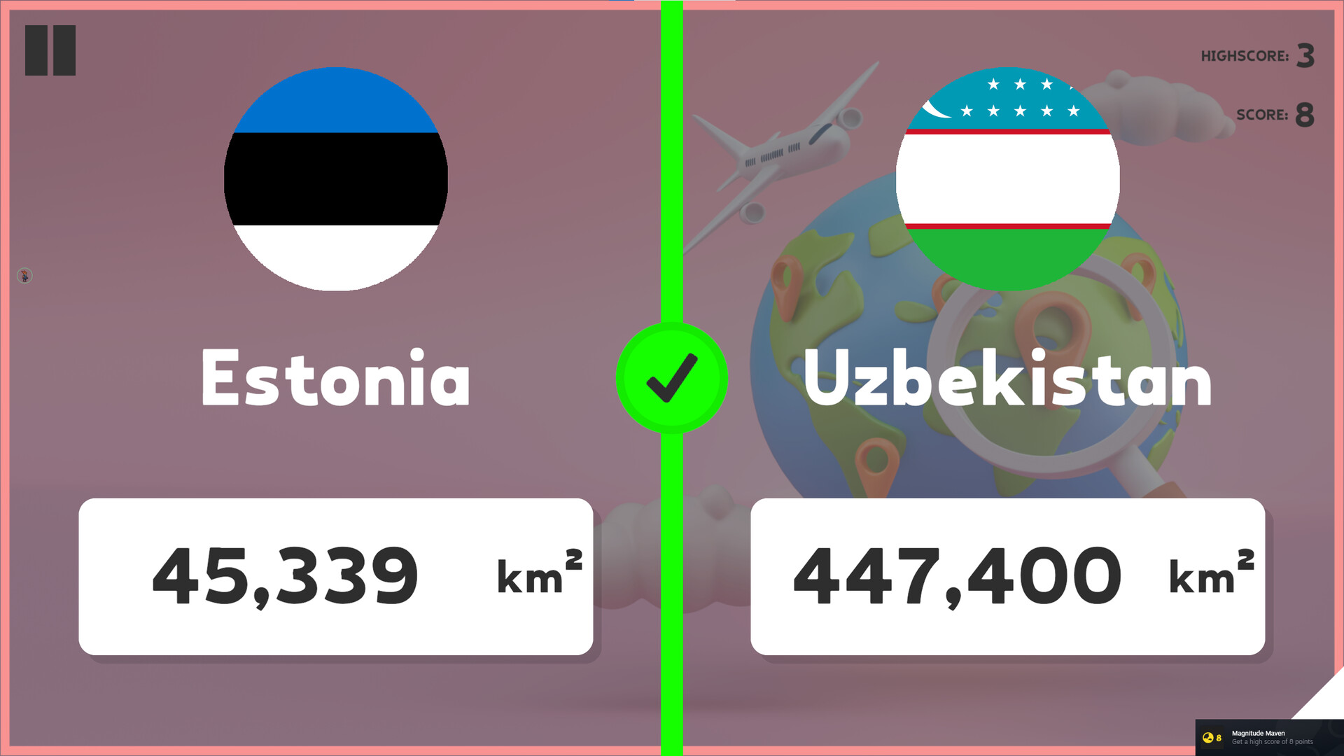 Which Country Is Larger? screenshot 7
