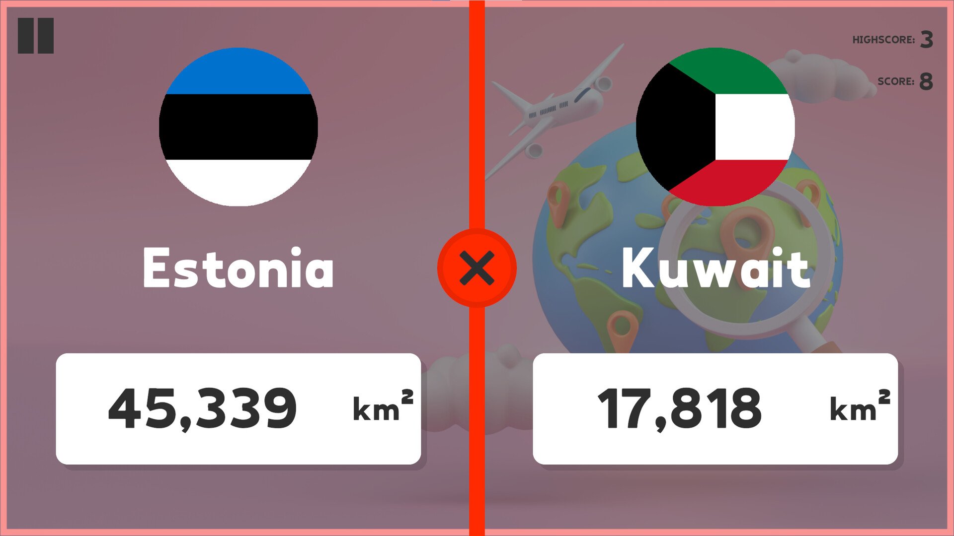 Which Country Is Larger? screenshot 8
