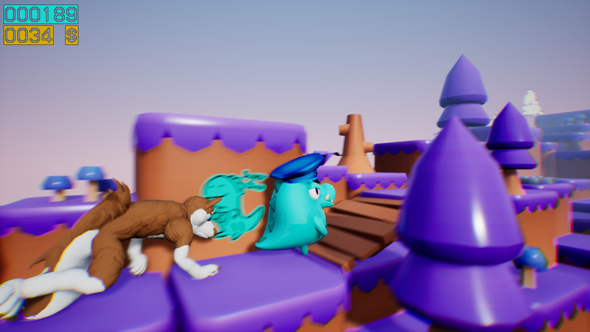 Dino running from a FURRY: GAMESFORFARM screenshot 8