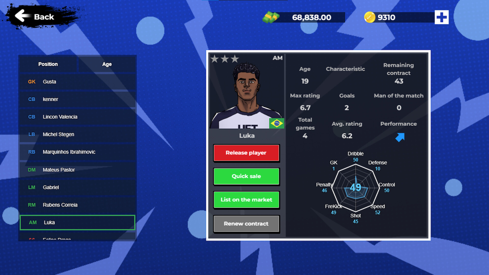 UltFoot: Football Manager screenshot 2