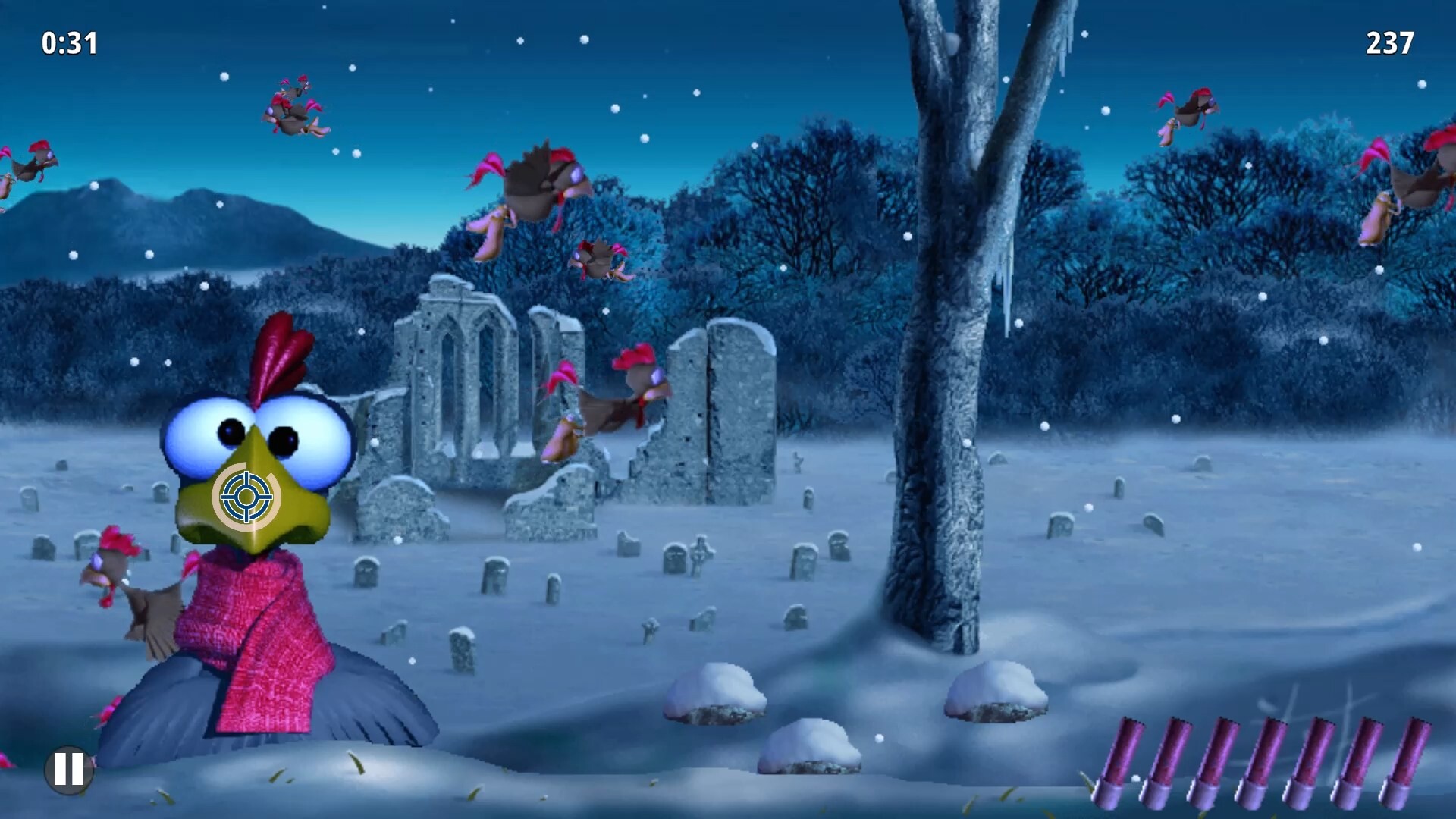 Moorhuhn Winter Edition screenshot 5