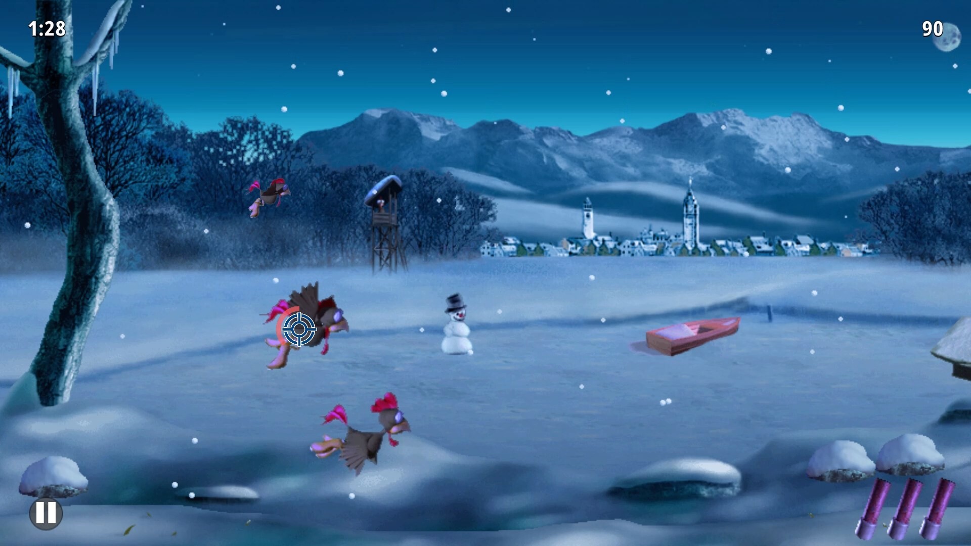 Moorhuhn Winter Edition screenshot 2