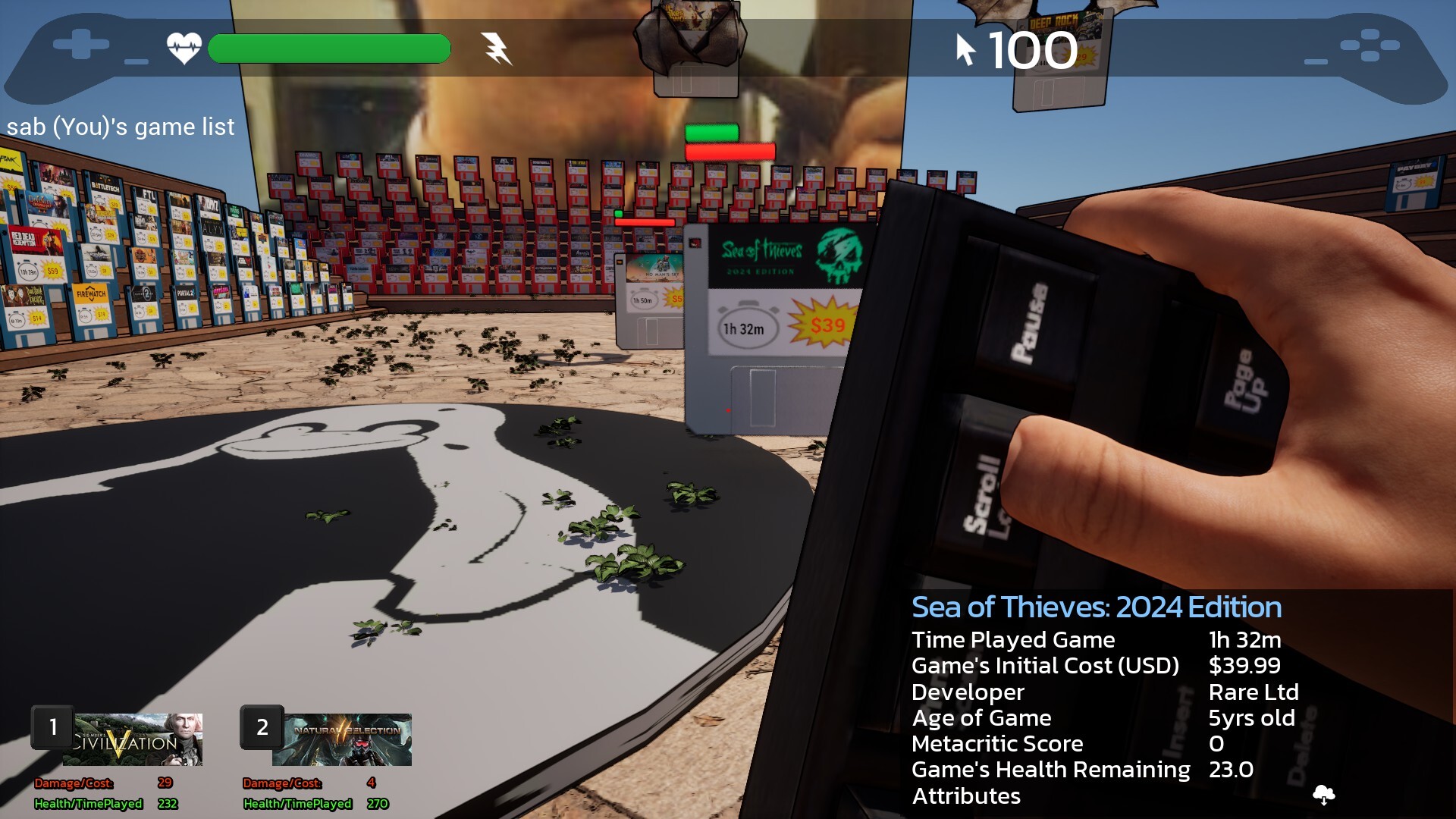 Game Quest: The Backlog Battler screenshot 3