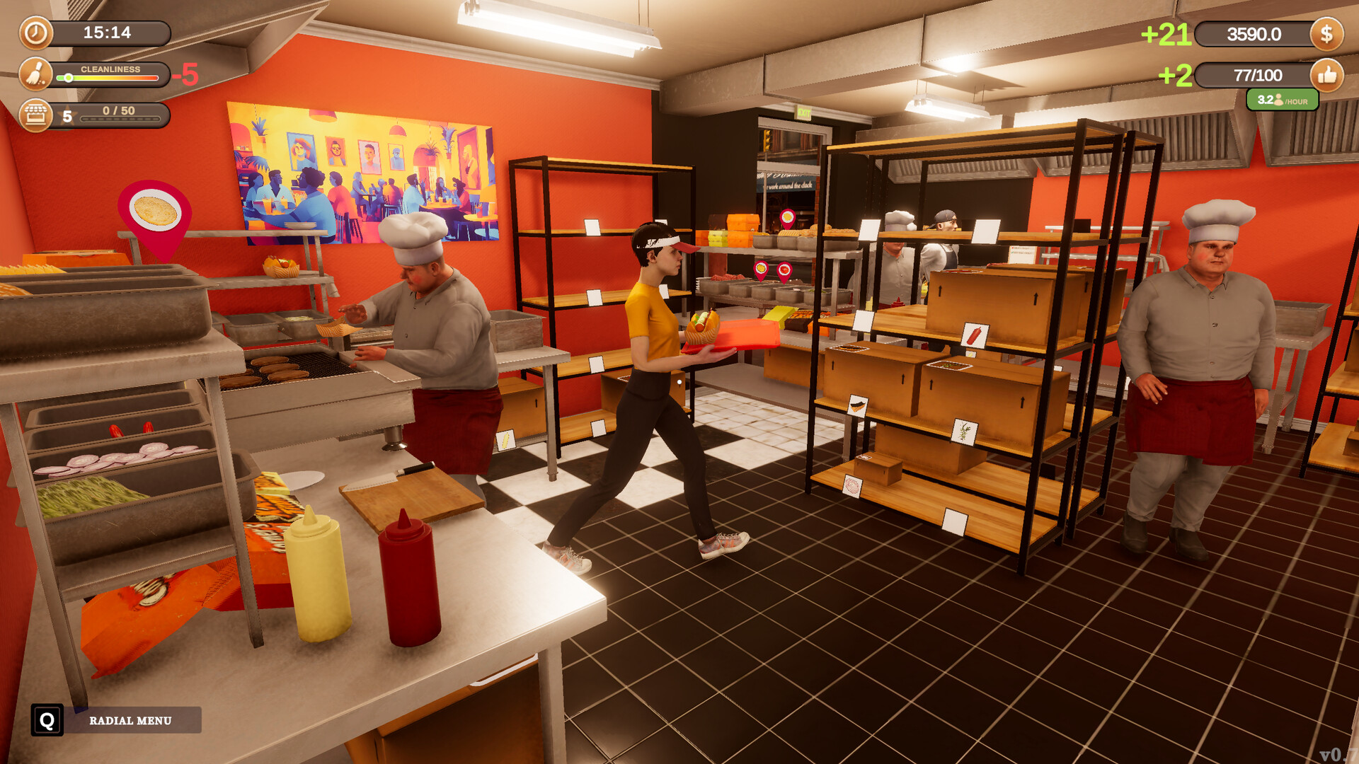 Corner Kitchen Fast Food Simulator screenshot 6