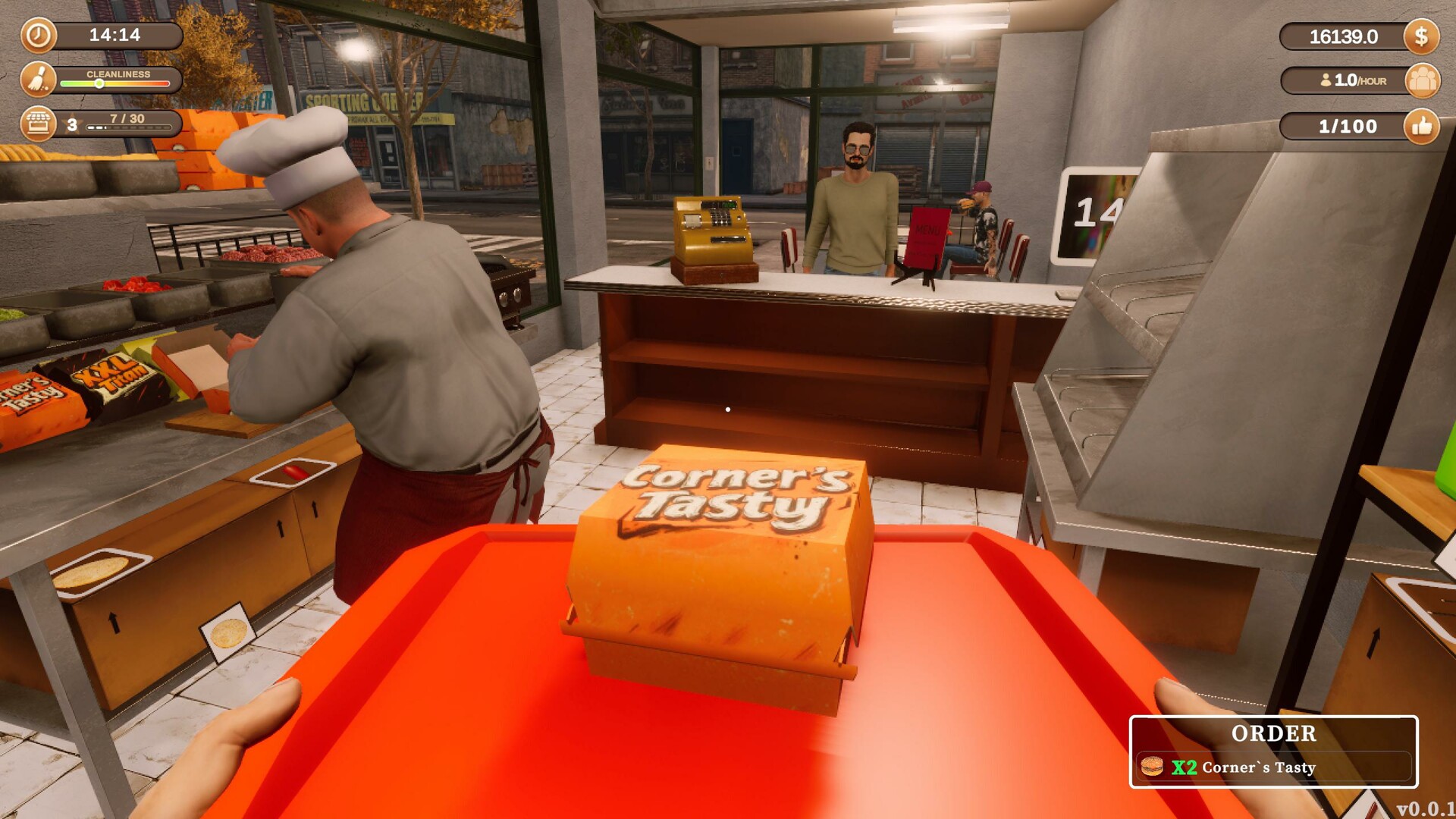 Corner Kitchen Fast Food Simulator screenshot 1