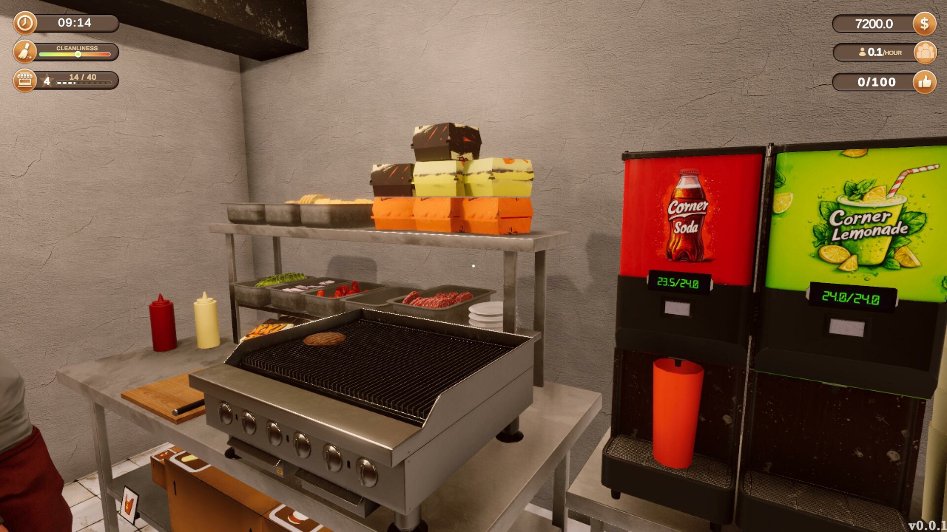 Corner Kitchen Fast Food Simulator screenshot 2