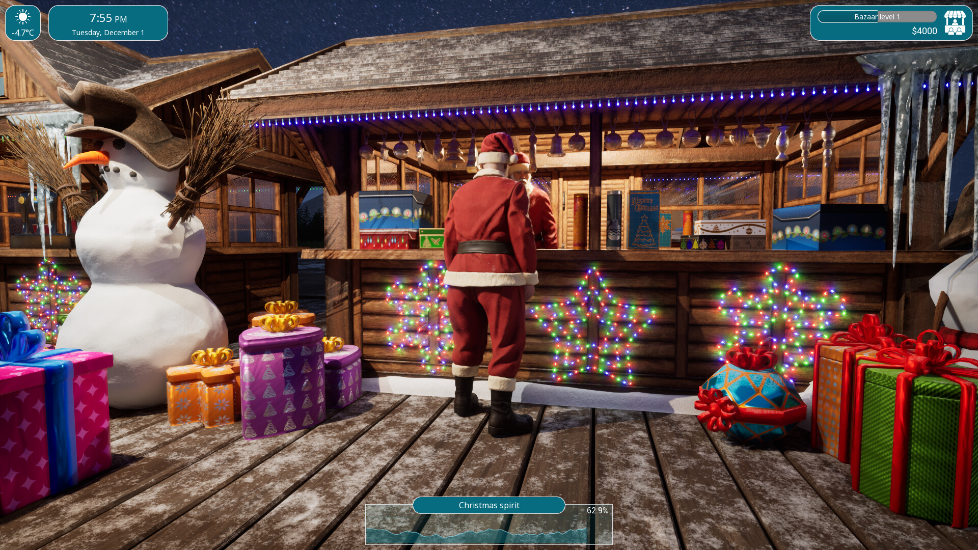 Christmas Bazaar - Manager Simulator screenshot 2