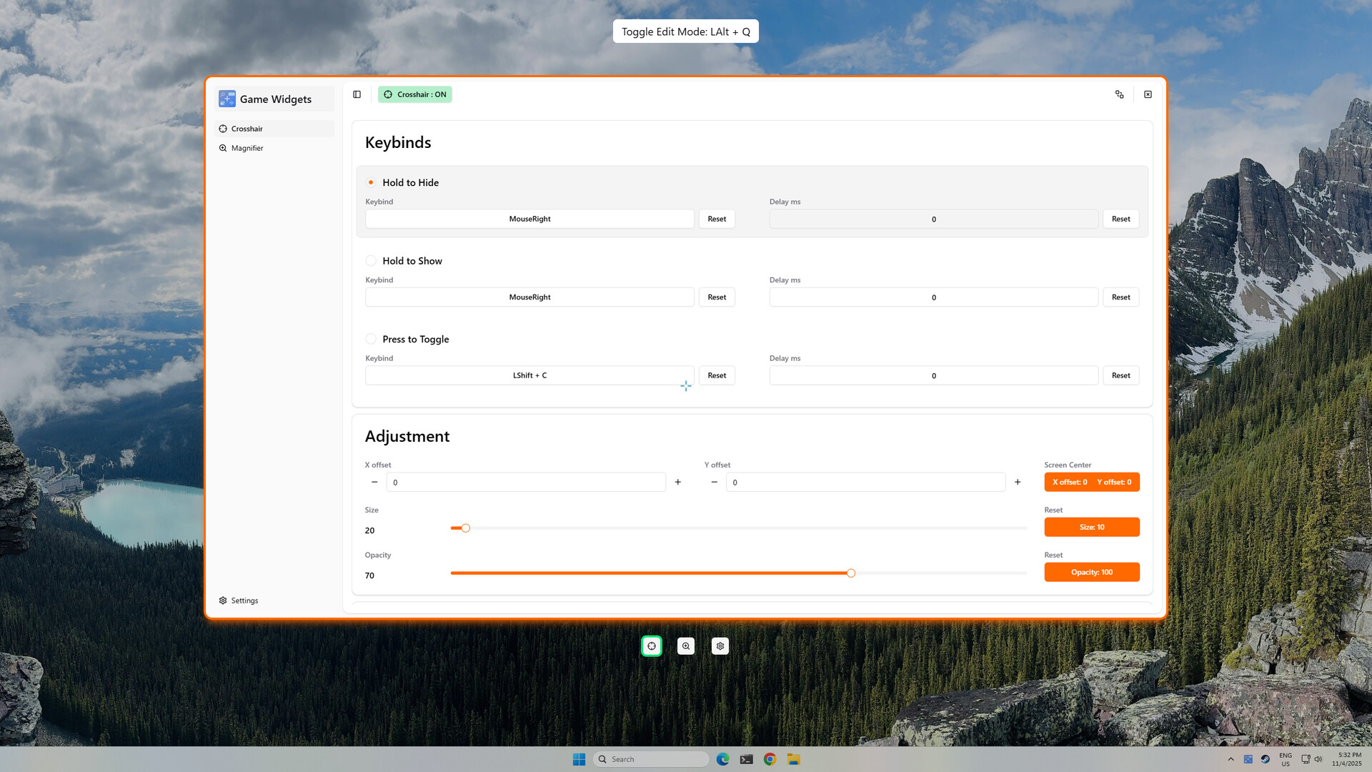 Game Widgets screenshot 1