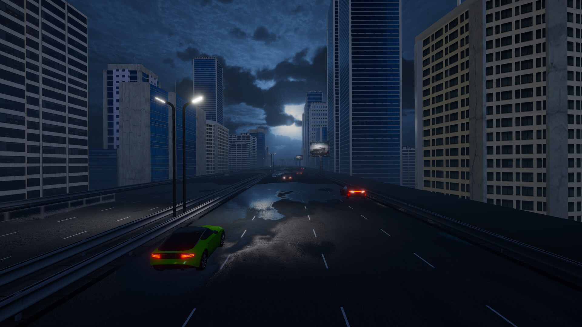Motorcycle Night Ride screenshot 5