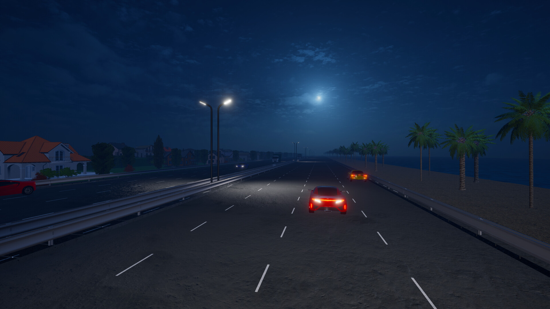 Motorcycle Night Ride screenshot 3