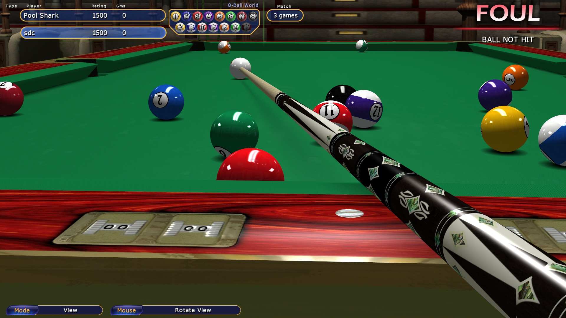 Virtual Pool 4 screenshot 1