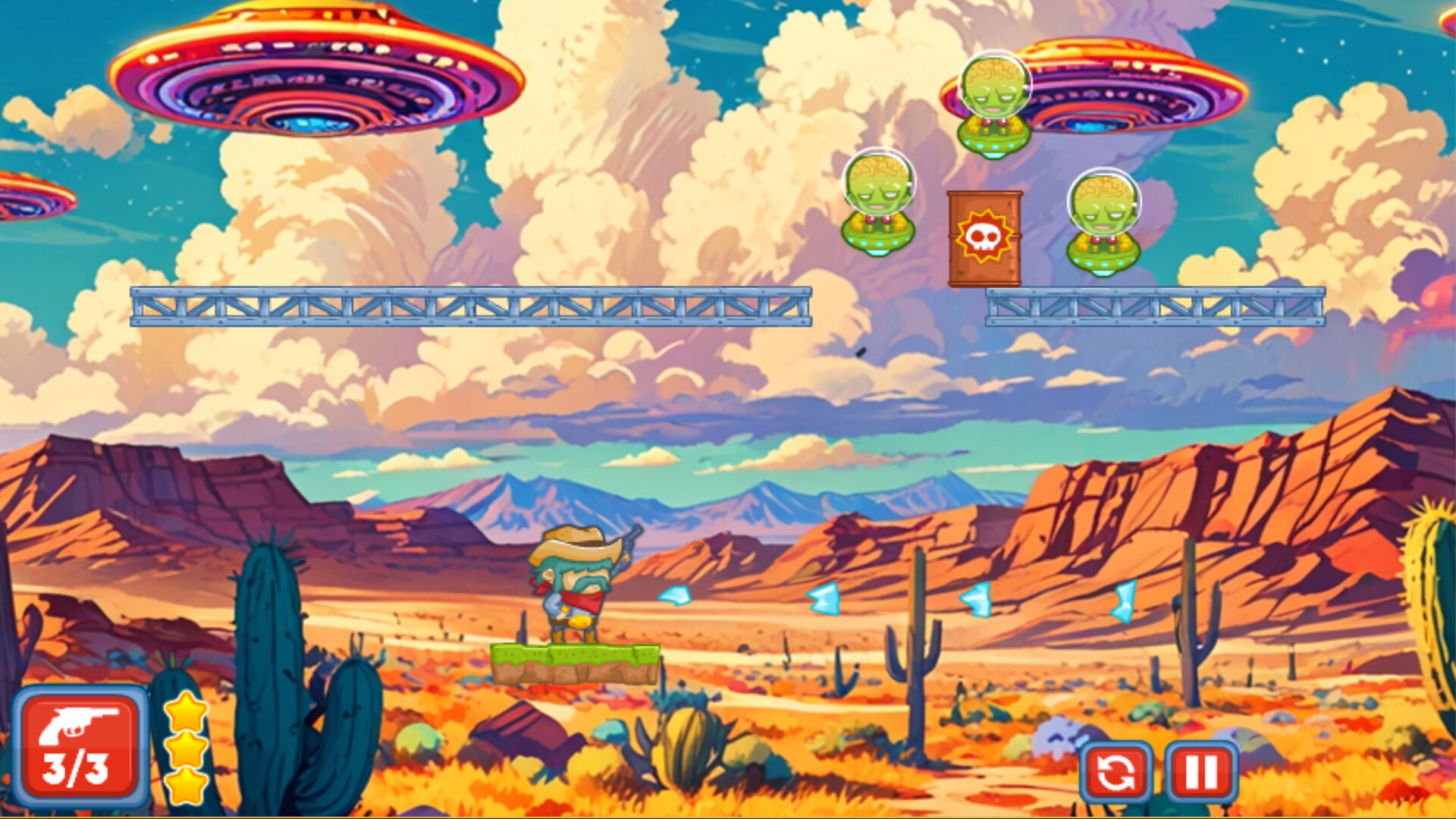 Outlaws vs Aliens screenshot 1