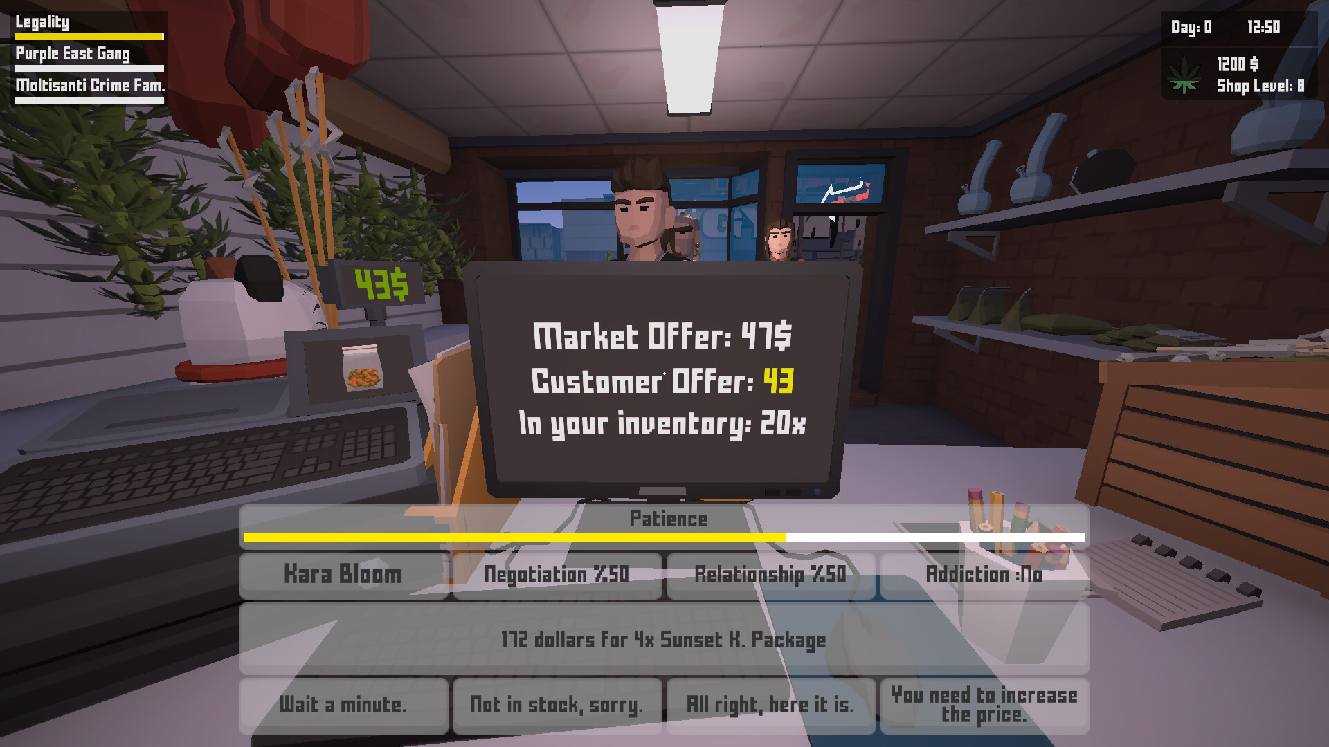 Weed Store Simulator screenshot 2