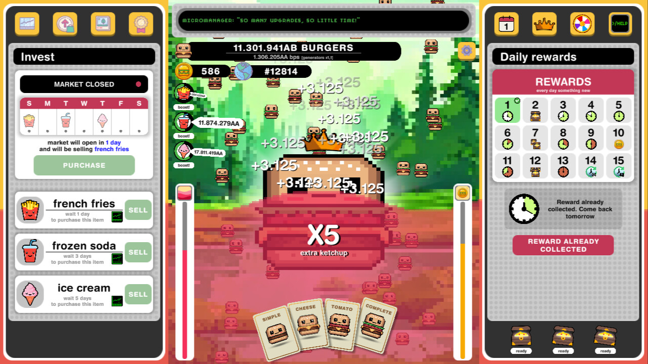 Super Burger Clicker screenshot 2