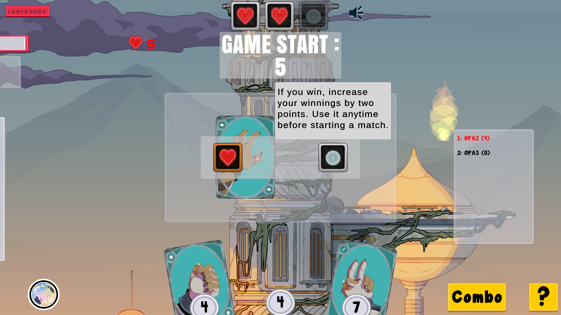OPA: Super Janken screenshot 1