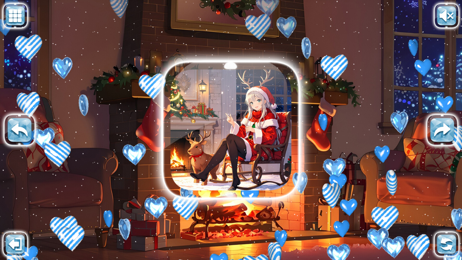 Lovely Anime Puzzle: Christmas screenshot 4