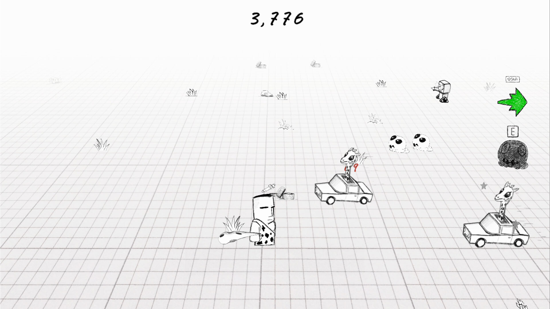 Caveman hits Giraffe in a Car screenshot 1