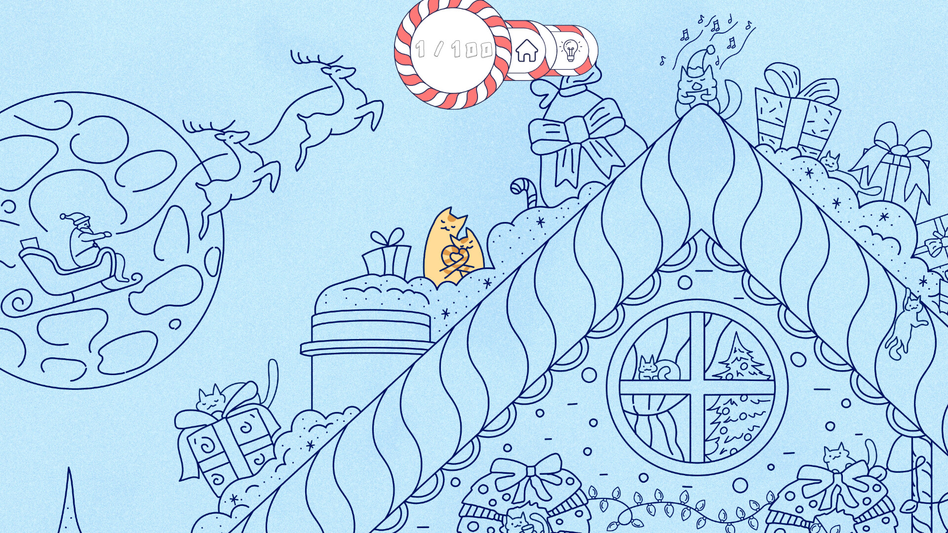 Cats Visiting Christmas Town screenshot 3