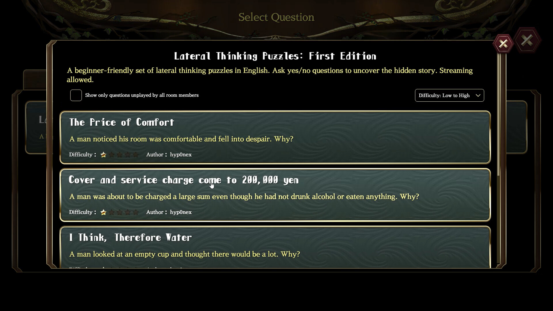 Lateral Thinking Together screenshot 1
