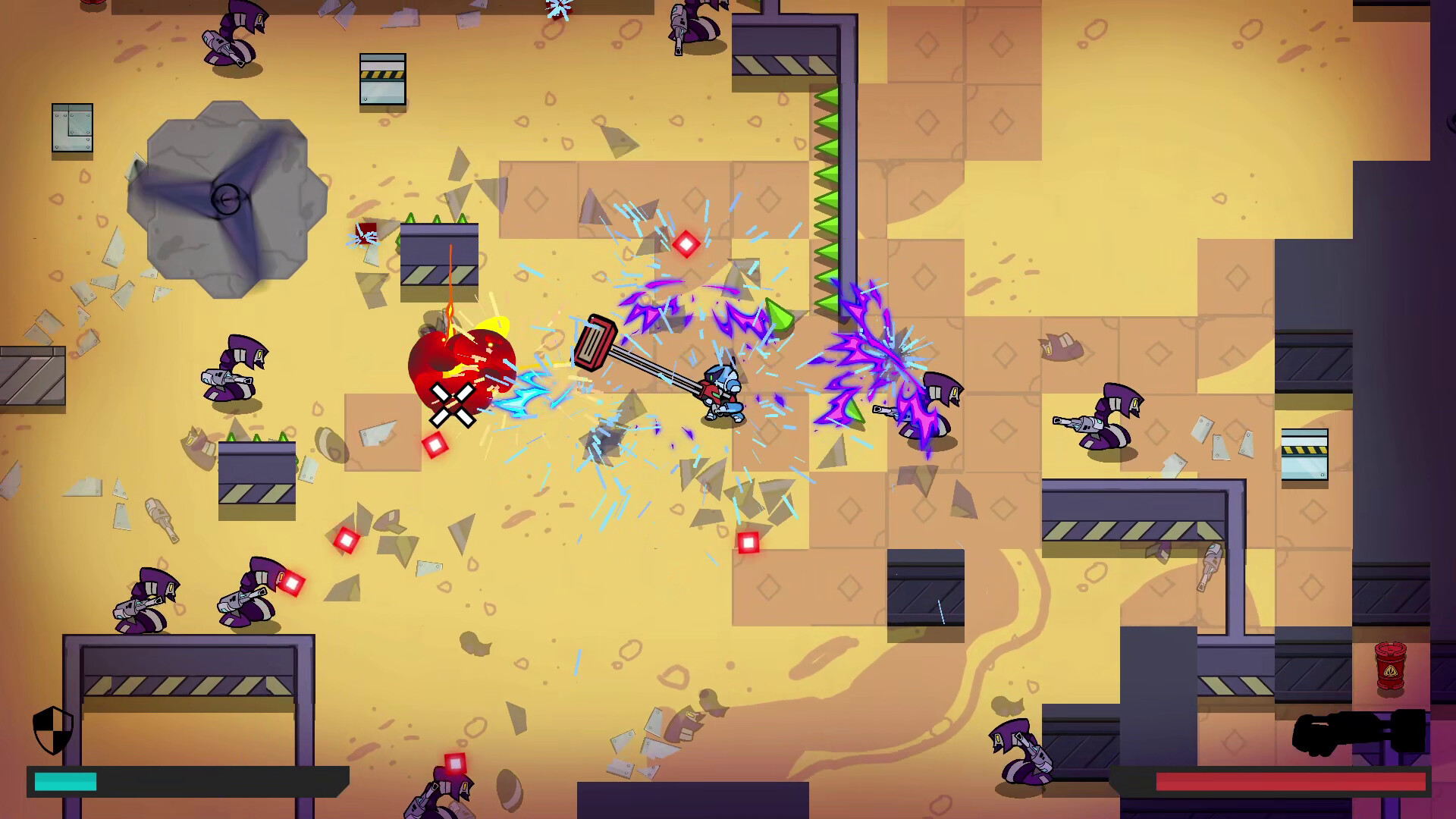Robot with a Ram Cannon screenshot 1