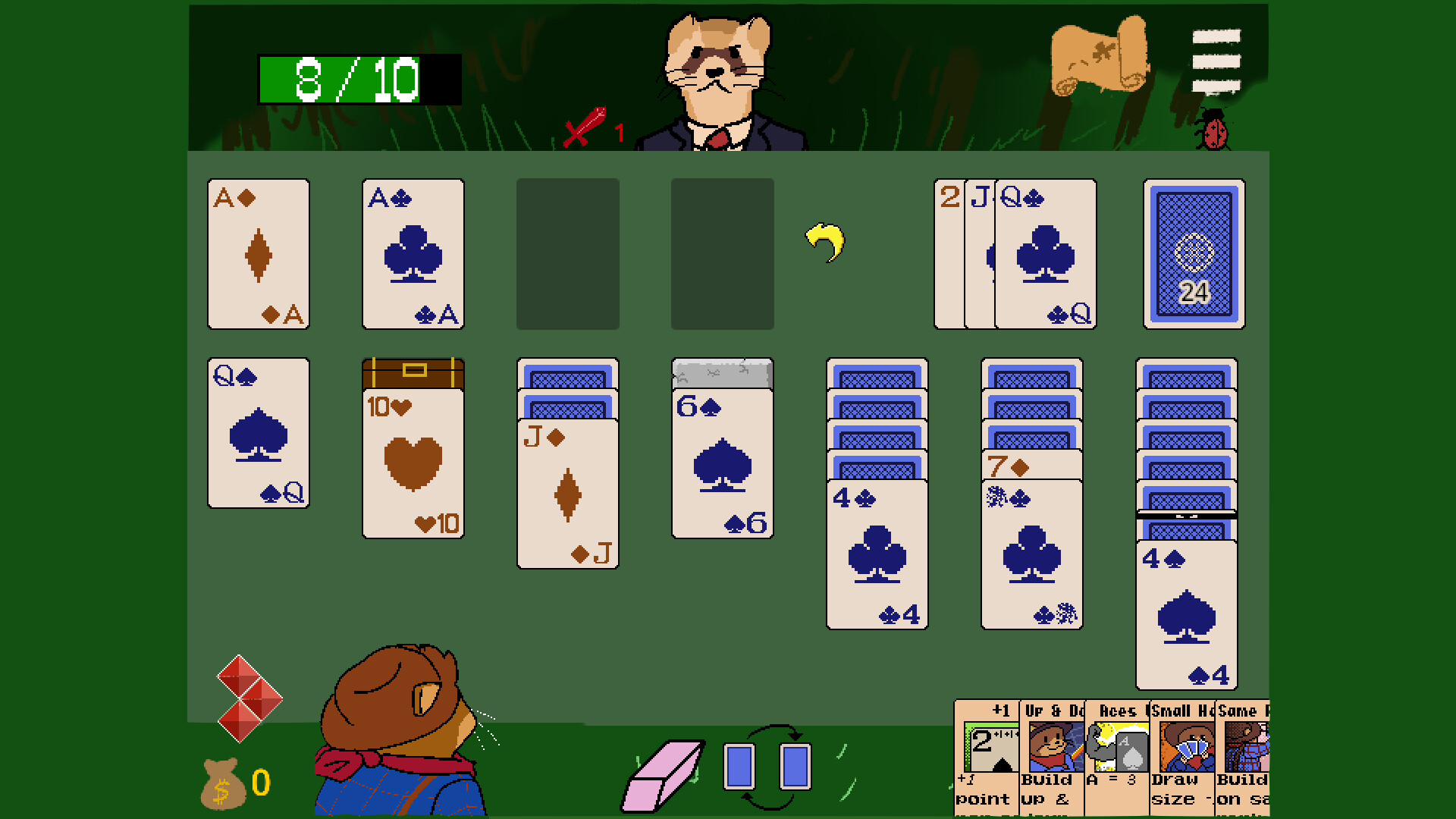 Klondike's Hike: A Solitaire Roguelike screenshot 1