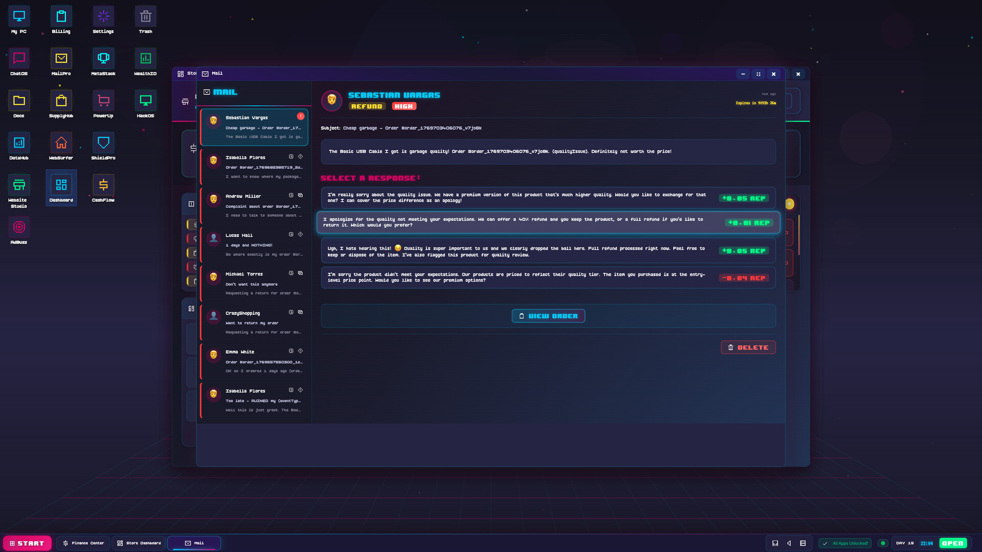 Cart Panic! OS - E-Commerce Tycoon screenshot 3