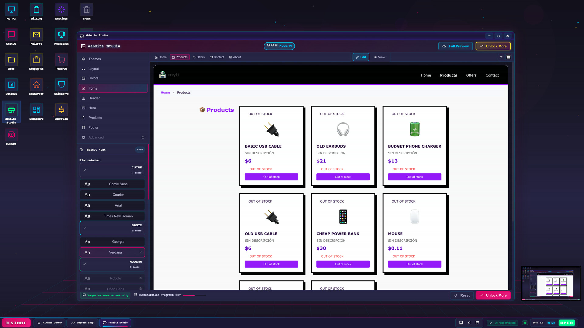 Cart Panic! OS - E-Commerce Tycoon screenshot 4