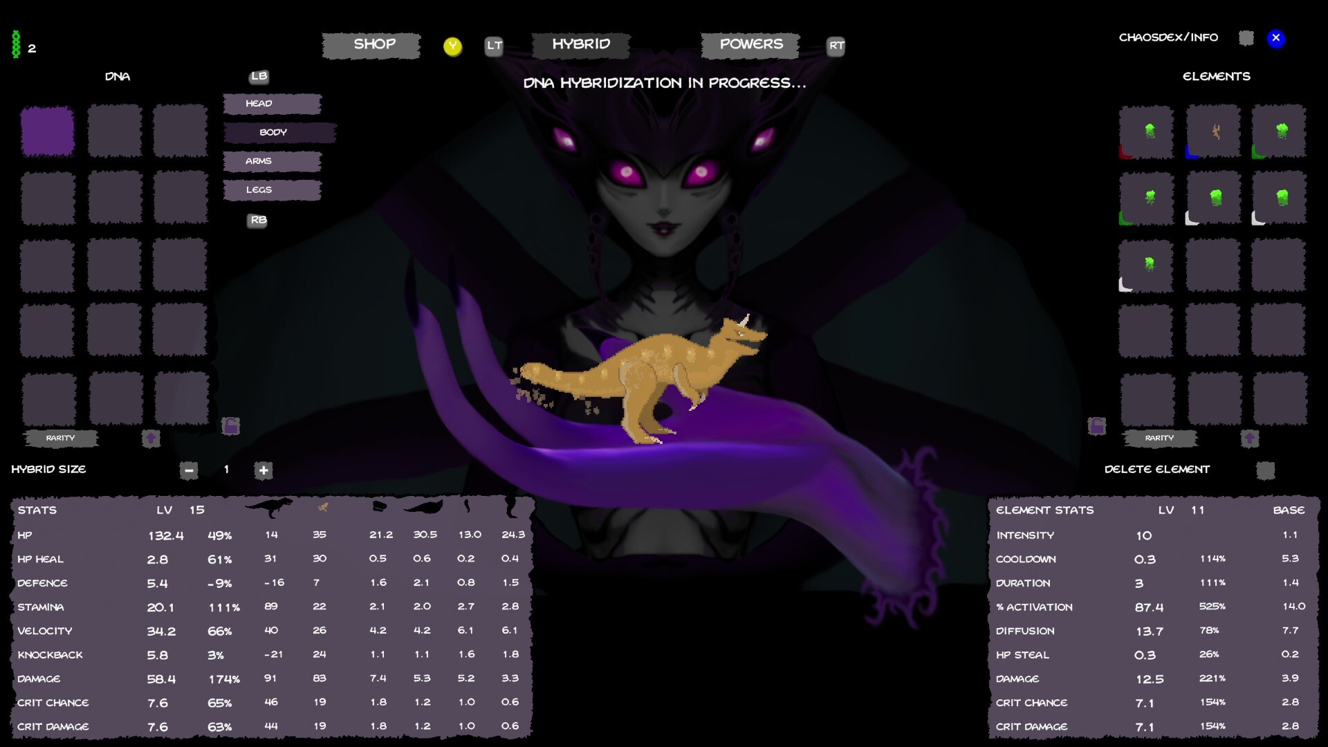DinoSwarm screenshot 2