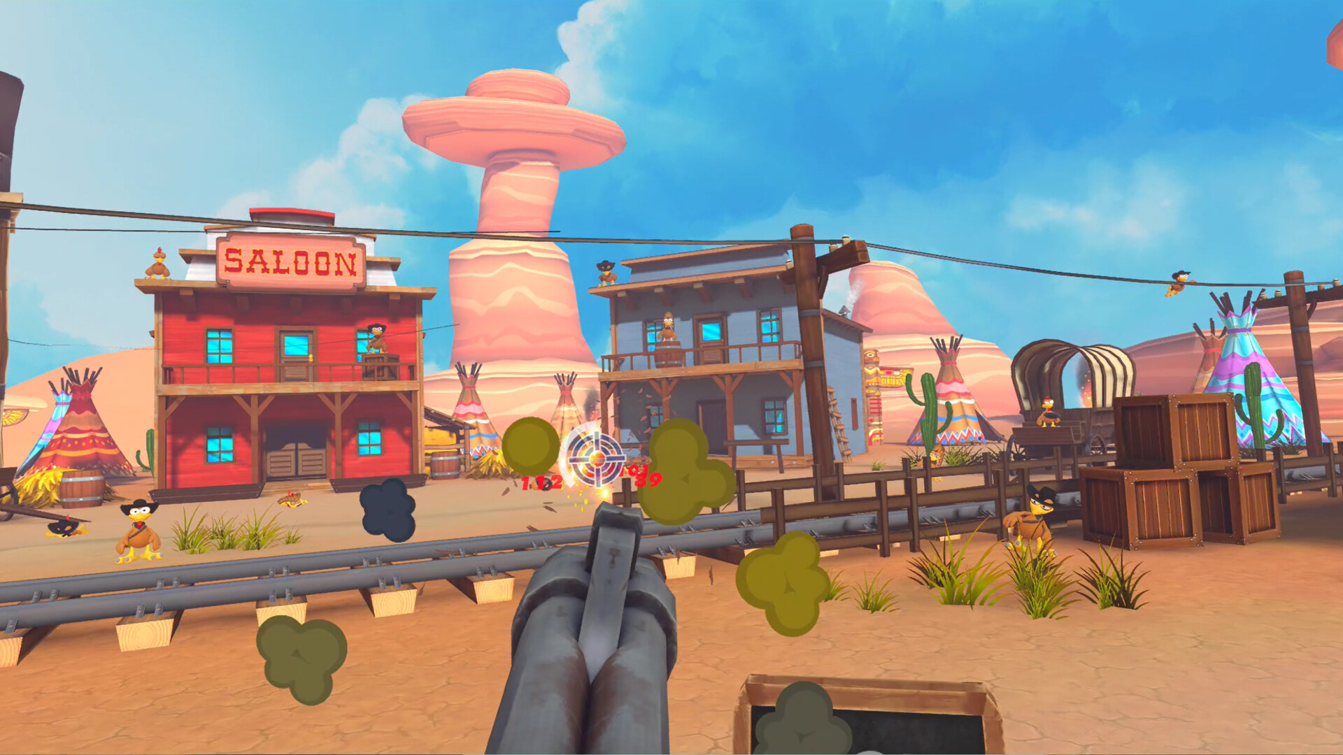 Moorhuhn / Crazy Chicken VR Blast screenshot 2