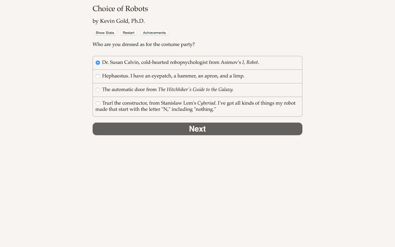 Choice of Robots screenshot 2