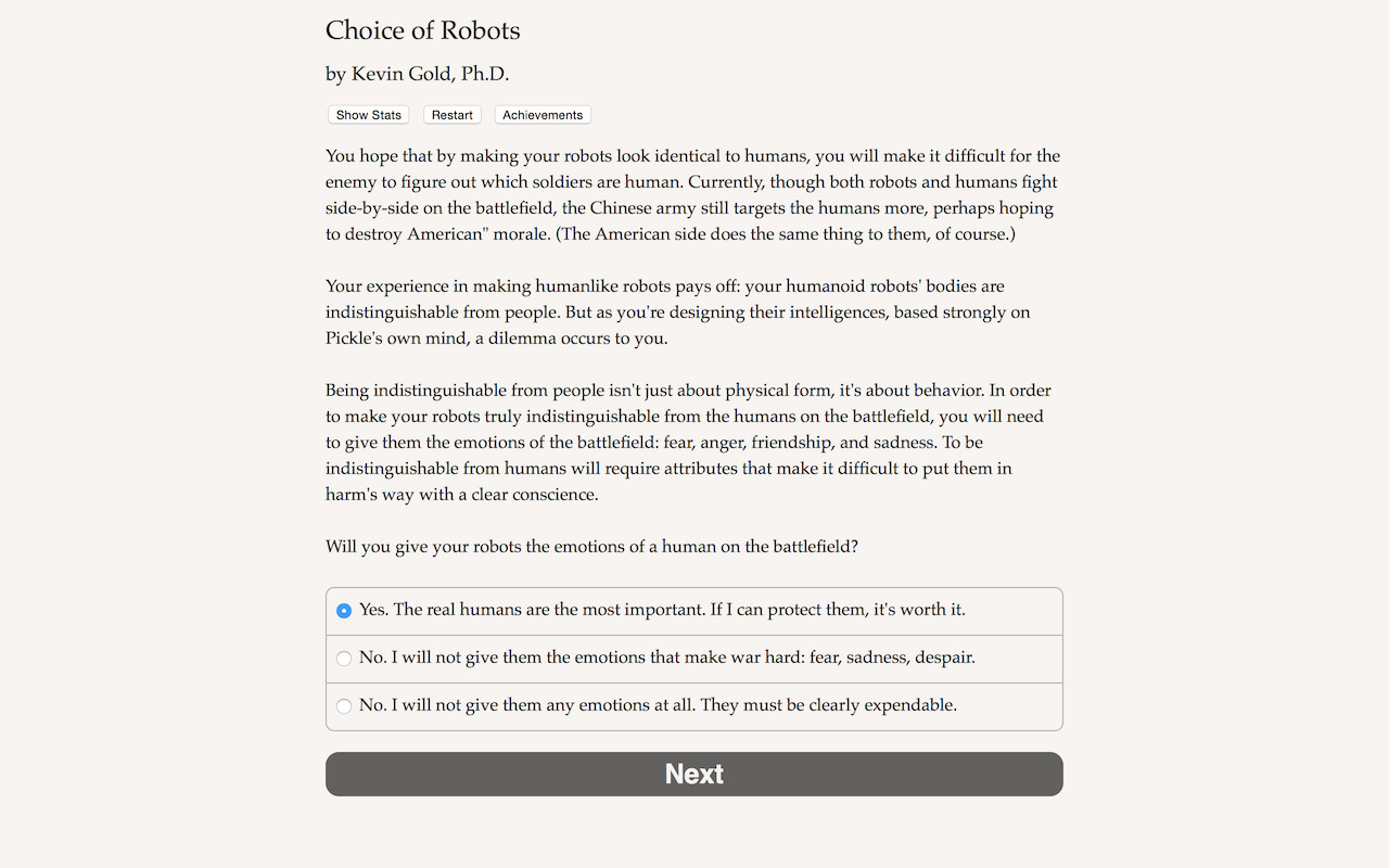 Choice of Robots screenshot 4