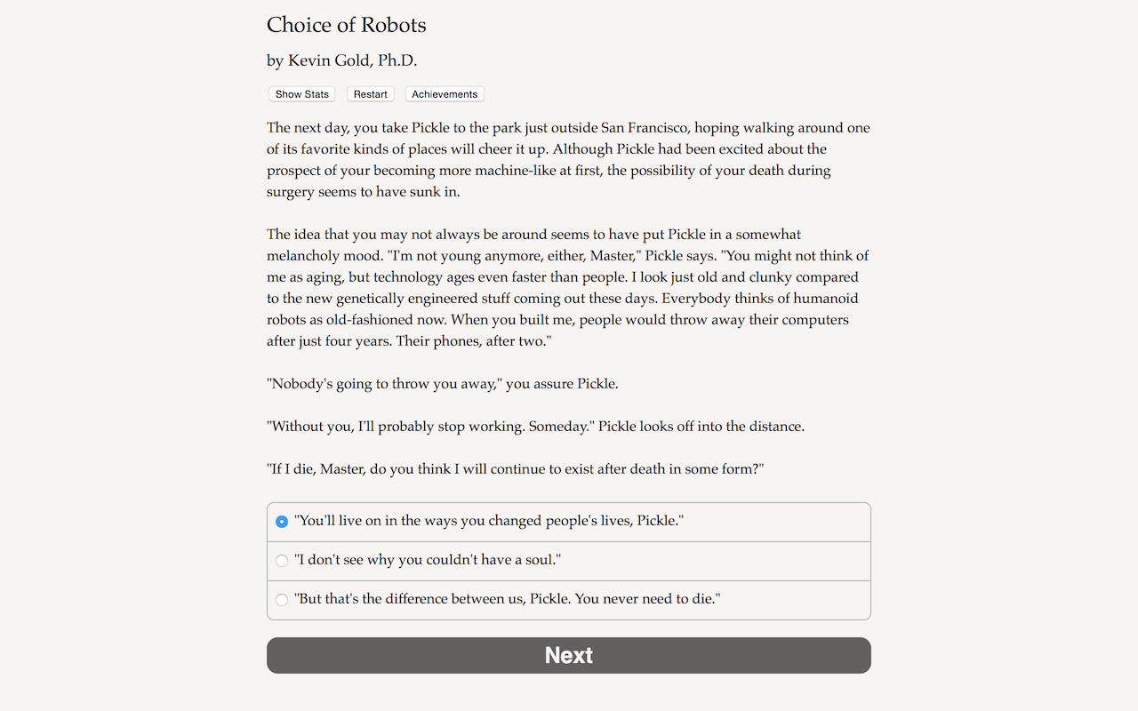 Choice of Robots screenshot 5